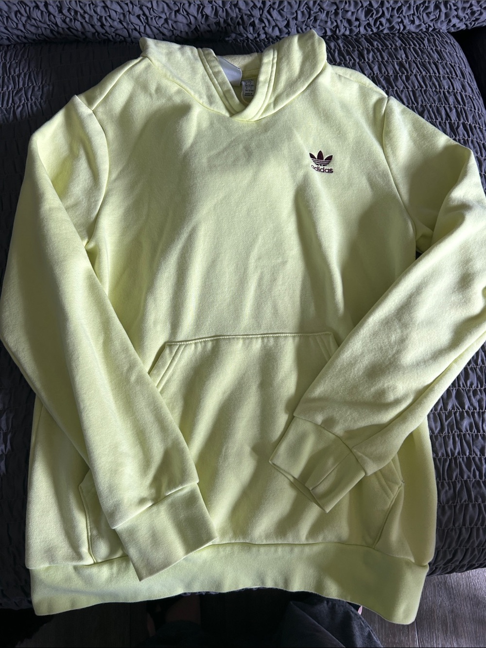 adidas Pale Yellow hoodie